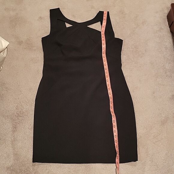 Boston Proper black asymmetrical dress - Picture 6 of 9